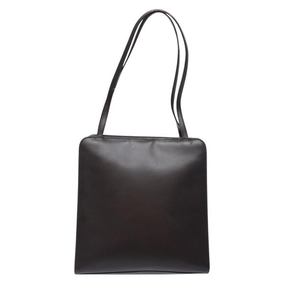 GUCCI Shoulder Bag Patent Leather Dark Brown 002 002 - Picture 3 of 12